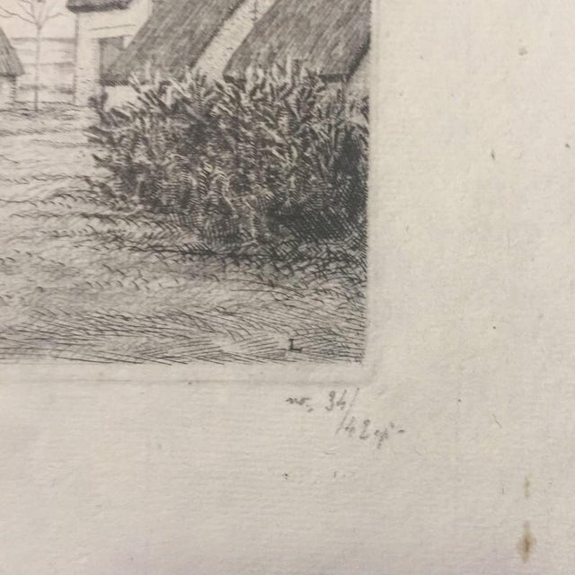 1920s Jean-Emile Laboureur, The Duck Pond Edition of 42, 1920s, Etching For Sale - Image 5 of 6