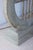 Dove Gray 19th Century French Gustavian Lyre Table Lamp in Distressed Wood with Shade For Sale - Image 8 of 9