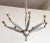 Mid-Century Italian Articulated Chrome and Brass Chandelier For Sale - Image 4 of 11