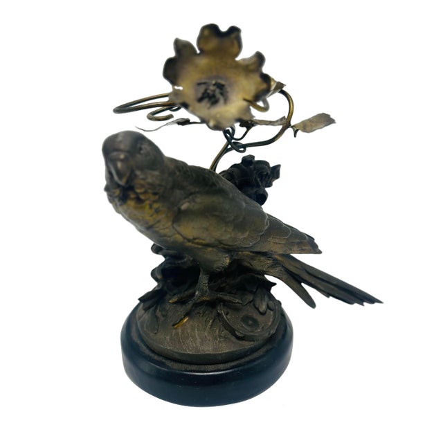 Bronze Sculpture of a Parakeet For Sale