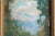 Antique Will Henry Stevens Landscape Pastel Painting in Green and Sky Blue with Gilt Frame For Sale In Los Angeles - Image 6 of 10