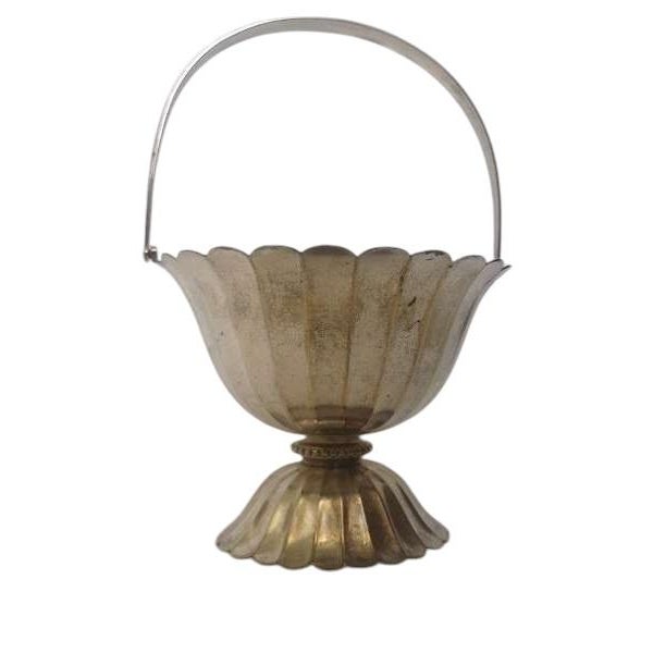 Old Art Noveau metal bowl will be a great addition to your home, office, garden, living room... Free shipping