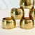 Mid 20th Century Mid-Century Hollywood Regency Boho Chic Brass Napkin Rings - Set of 6. For Sale - Image 5 of 8