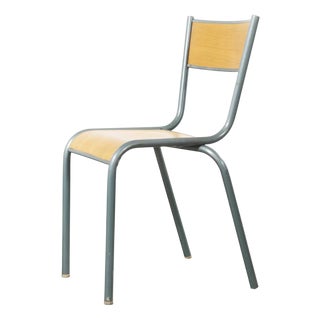 Vintage French Mullca Stacking Chair, 1950s For Sale