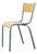 Vintage French Mullca Stacking Chair, 1950s For Sale