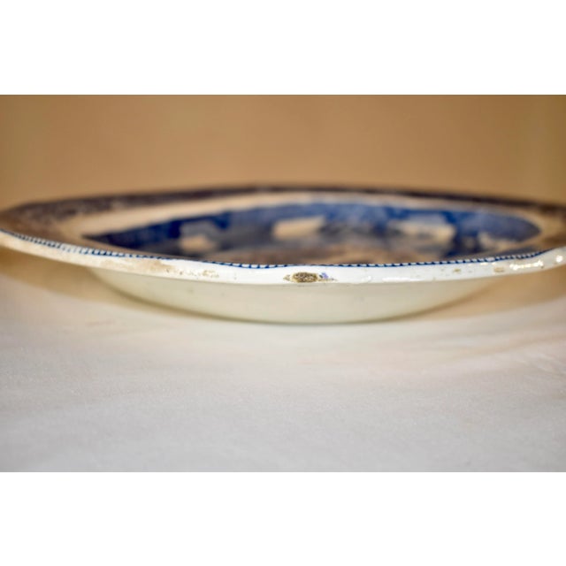 19th Century "Blue Willow" Platter For Sale In Greensboro - Image 6 of 8