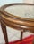 1990s French Carved Wood and Marble Top Round Side Table For Sale In Phoenix - Image 6 of 8