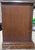 Vintage Hand-Carved Wooden Deep Relief Jewelry Cabinet Tropical Farming Motif For Sale - Image 11 of 12