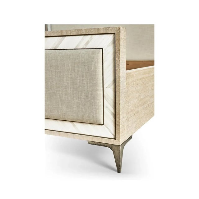 Mid Century Style Tideline King Size Bed For Sale - Image 4 of 6