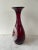 Late 20th Century Vintage Bohemian Hand Blown Frosted Glass Vase For Sale - Image 5 of 7