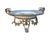 Elegant antique French porcelain centerpiece bowl mounted in an ornate gilt bronze (ormolu) Art Nouveau stand with...