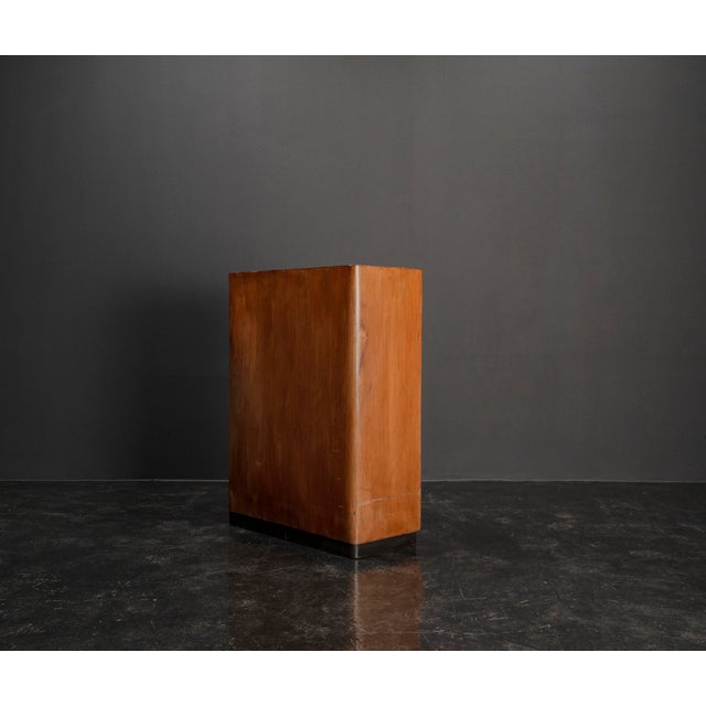 Art Deco Filing Cabinet with Rolling Door, 1930s For Sale - Image 11 of 18