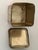 Mid-Century Modern Beautiful Vintage Tin Box Square With Lid For Sale - Image 3 of 4
