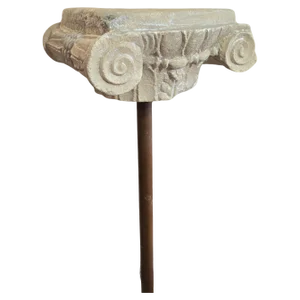 Romanesque Decorative Capital in Terracotta, 1950s