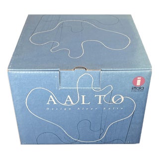 Mid-Century Modern Glass Vase by Alvar Aalto for Iittala, 1990s For Sale