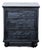 Restoration Hardware Zinc Three Drawer Nightstand For Sale