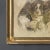 Antique French Original Portrait Drawing of a Girl and a Spaniel, 19th Century For Sale - Image 4 of 10