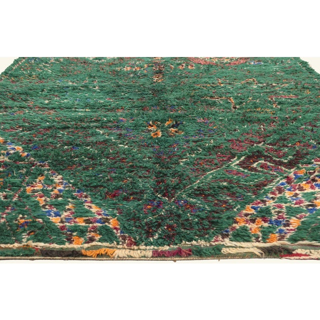 Berber Tribes of Morocco Vintage Beni MGuild Moroccan Rug, 06'09 X 15'08 For Sale - Image 4 of 10