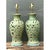 Vintage Cutout Green Ceramic Table Lamps - Pair For Sale - Image 12 of 12