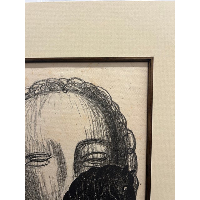 Rufino Tamayo Carlos Merida Limited Edition Drawing (1931) - Signed For Sale - Image 4 of 10