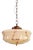 Art Deco Pendant Light in Marbled Opaline Glass, 1920s For Sale
