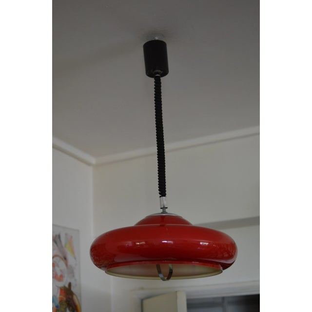 Space Age UFO Pendant Lamp, 1970 For Sale - Image 9 of 15