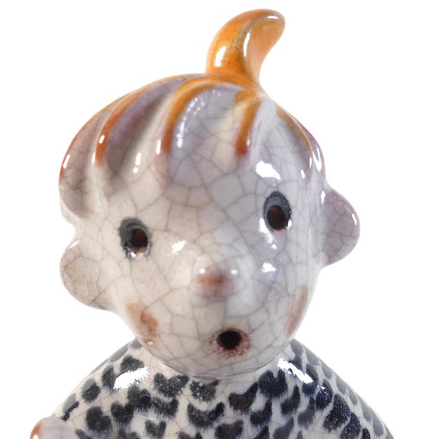 Mid-Century Modern Walter Bosse, the Gardeners Boy, 1950s, Ceramic For Sale - Image 3 of 9