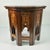 Wood 1970s Vintage Boho Chic Moroccan Mediterranean Octagonal Wood Inlaid Drinks Table For Sale - Image 7 of 12