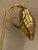 Vintage Italian Leaf Brass Wall Lamp by Tommaso Barbi, 1970s Marked Chapman For Sale - Image 4 of 12