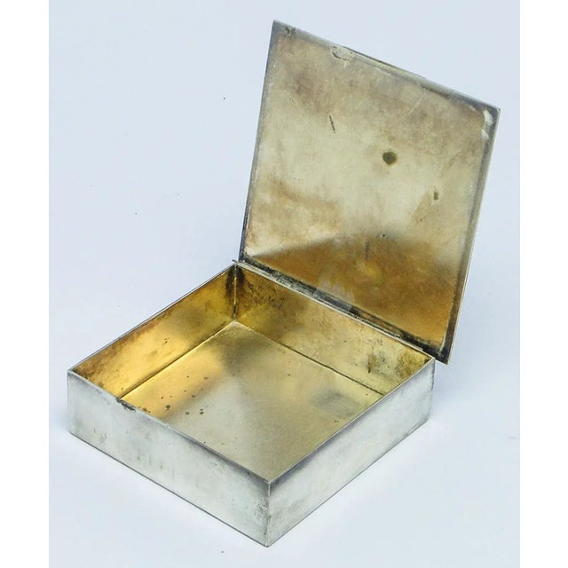 Polish Art Deco Humidor from Bracia Henneberg, 1930s For Sale - Image 6 of 12