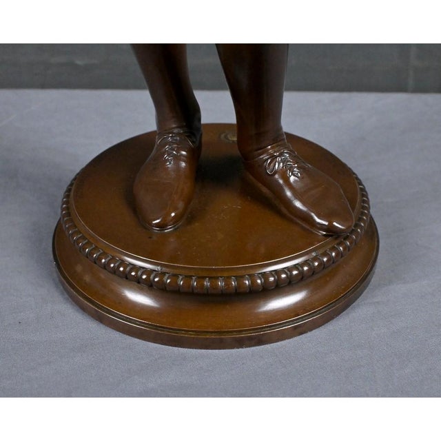 Dubois, The Florentine Singer, 1865, Bronze For Sale - Image 13 of 18