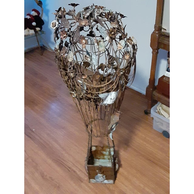 Purchased by seller in 1990s from prestigous Peapack, NJ estate, hot air balloon area.. All original including patina...