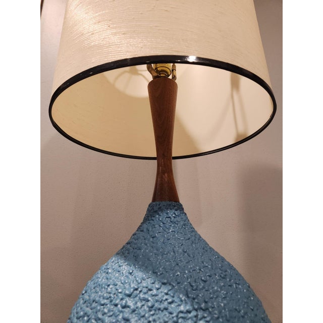1958 Quartite Creative Corp. Atomic Popcorn Chalkware Table Lamp For Sale - Image 11 of 16