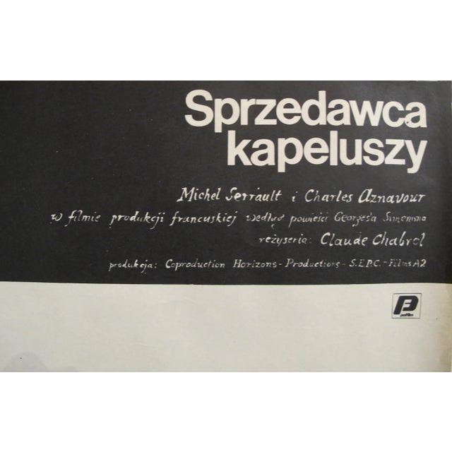 Illustration 1982 Polish Movie Poster - Les Fantômes Du Chapelier (Sprzadawca Kapeluszy) For Sale - Image 3 of 5