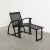 Black Arc Lounge Chair by Pascal Mourgue for Triconfort, France, 1980s For Sale - Image 8 of 8