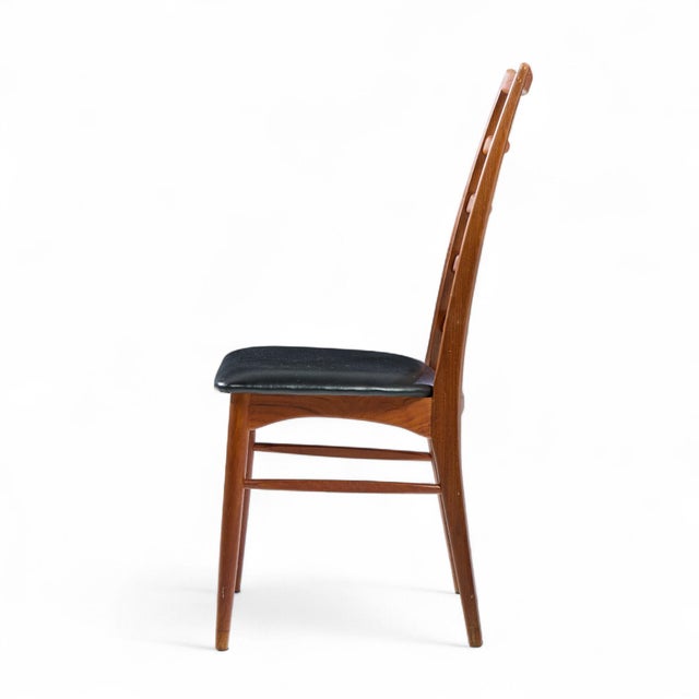 Niels Koefoed for Koefoeds Hornslet Lis Danish Teak Dining Chairs - Set of 10 For Sale - Image 9 of 11