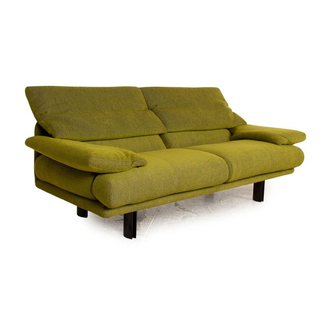B&b Italia Alanda Fabric Three Seater Green Sofa by Paolo Piva for B&B Italia / C&B Italia For Sale - Image 6 of 14
