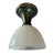 This ceiling light will look stunning with any style of architecture. Rare brass holder has original patina. Clamshell...