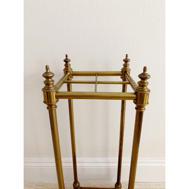 Vintage Ca 1940s Warren Kessler Brass Umbrella Stand Holder Chairish