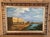 1960s 1960s Large Framed Venice Gondola Original Oil Painting on Canvas For Sale - Image 5 of 13