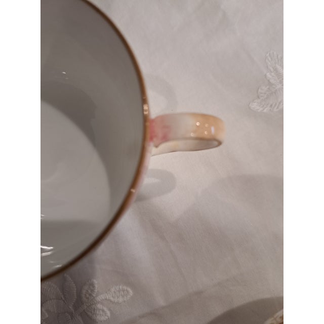 Vintage Footed Soup Bowls With Saucers - Set of 12 For Sale - Image 15 of 16
