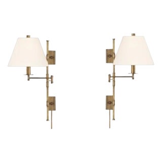 Claremont Swing-Arm Wall Sconces by Hudson Valley, Set of 2 For Sale