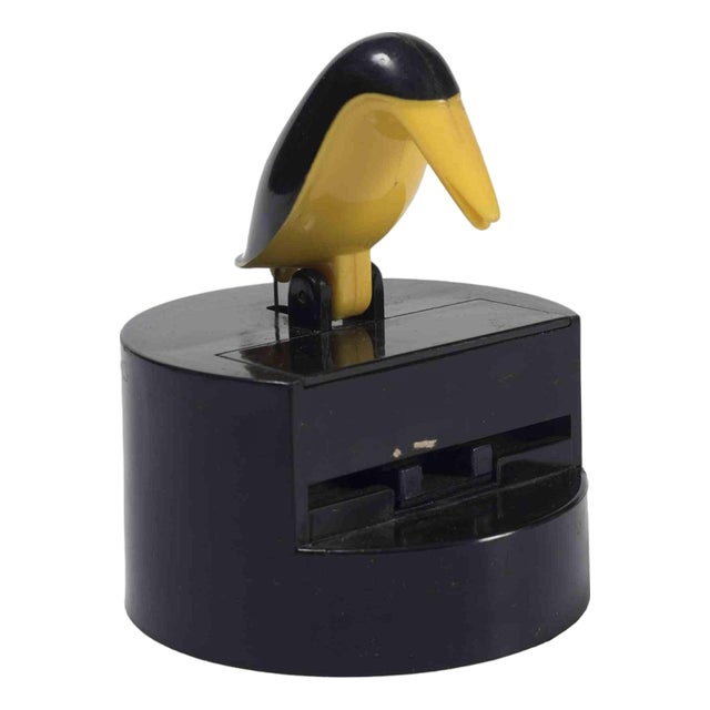 Vintage Italian Bakelite Toucan Toothpick Dispenser For Sale