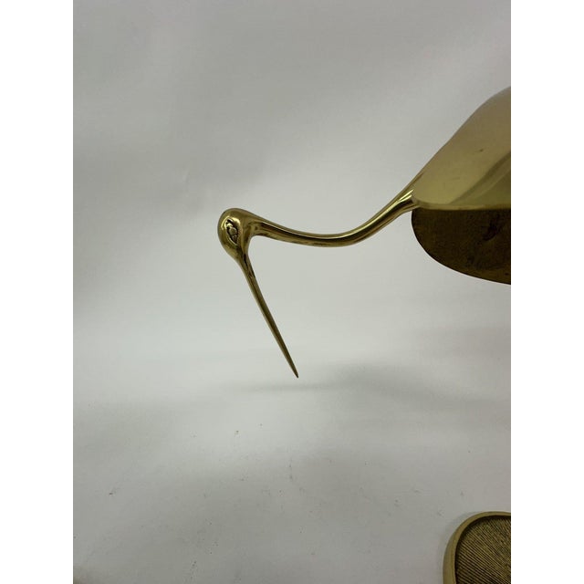 Large Mid-Century Brass Birds, 1970s, Set of 2 For Sale - Image 15 of 18