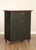 High Quality Distress Painted Storage Cupboard or Media Cabinet with Pair of Doors Opening to Adjustable Shelves