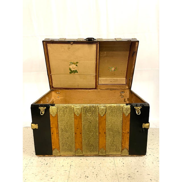 Antique Victorian Era Steamer Trunk Chairish