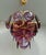 Italian Tiered Murano Disco Chandelier by Fabio LTD For Sale - Image 6 of 13