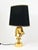 Black Hollywood Regency Gilt Horse Table Lamp, Italy, 1970s For Sale - Image 8 of 18