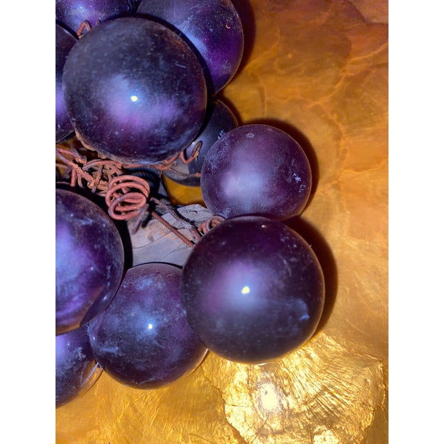 Lucite Grapes .Vintage Lucite Grape Cluster. Lucite Grape Cluster For Sale - Image 10 of 12