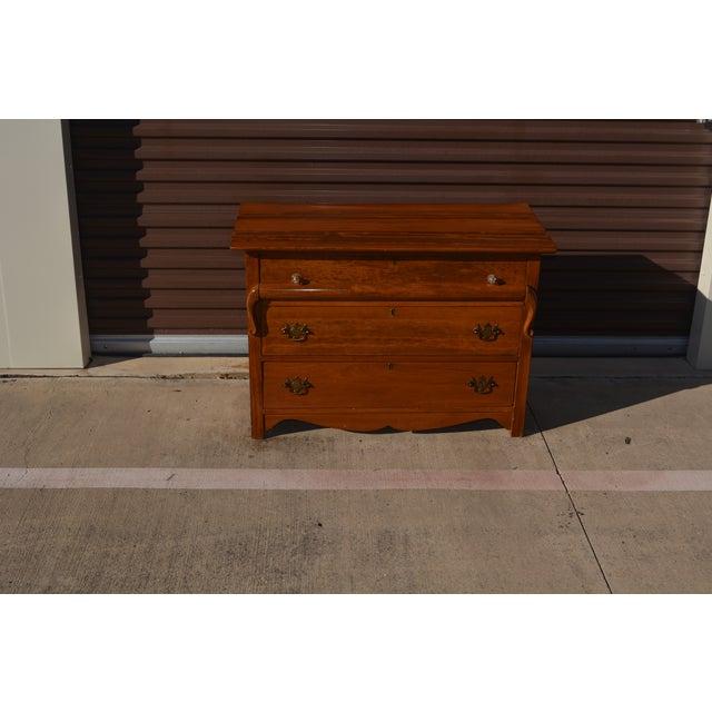 Antique Traditional Oak 3 Drawer Dresser Chairish